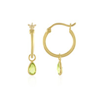 Boucles d'oreilles en argent et Péridot