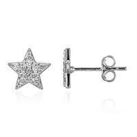 Boucles d'oreilles en argent et Zircon