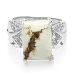 Bague en argent et Magnésite