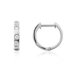 Boucles d'oreilles en platine et Diamant Flawless (F) (LUCENT DIAMONDS)