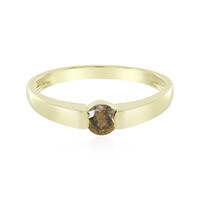Bague en or et Diamant chocolat I2