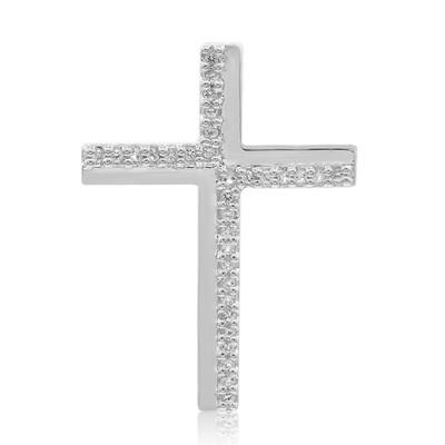Pendentif en argent et Topaze blanche