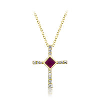 Collier en or et Rubis AAA du Mozambique (CIRARI)