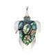 Pendentif en argent et Coquillage d'Abalone