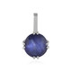 Pendentif en or et Saphir bleu de Madagascar
