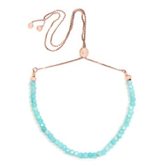 Bracelet en argent et Amazonite