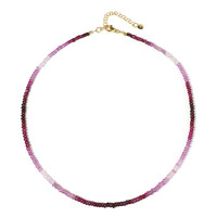 Collier en argent et Rubis de Madagascar