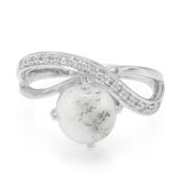 Bague en argent et Agate dendritique