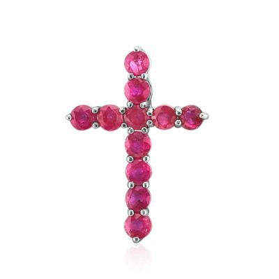 Pendentif en argent et Rubis de Madagascar