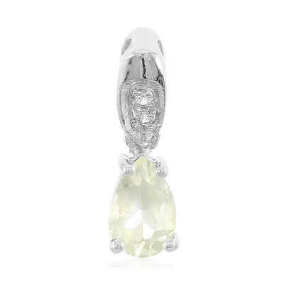 Pendentif en argent et Orthose