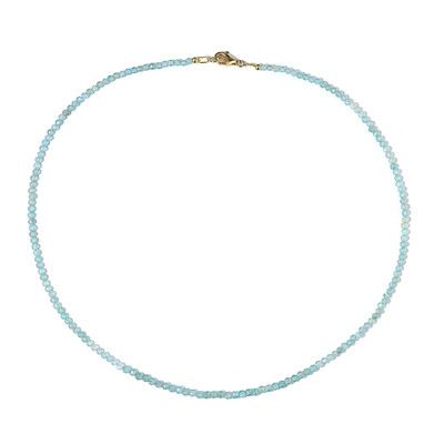 Collier en argent et Apatite bleue