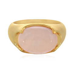 Bague en argent et Quartz rose