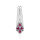 Pendentif en argent et Rubis de Birmanie (Pallanova)