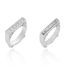 Bague en argent et Zircon (Dallas Prince Designs)