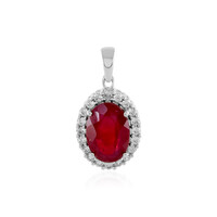 Pendentif en argent et Rubis de Madagascar