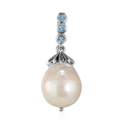 Pendentif en argent et Perle de culture d'eau douce (TPC)