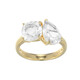 Bague en argent et Topaze blanche