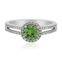 Bague en or et Grenat démantoïde de Namibie (CIRARI)