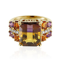 Bague en argent et Amétrine