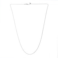 Chaîne mailles gourmette – 61 cm (ajustable) – argent massif