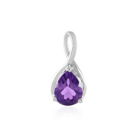 Pendentif en argent et Améthyste de Sibérie