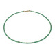 Collier en or et Emeraude de Zambie