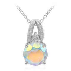 Collier en argent et Topaze Rayon de Lune