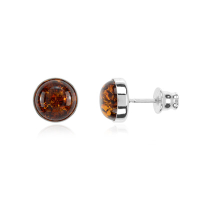 Boucles d'oreilles en argent et Ambre baltique (dagen)