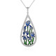 Collier en argent et Zircon (Adela Silber)