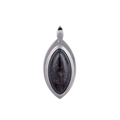 Pendentif en argent et Opale du Honduras