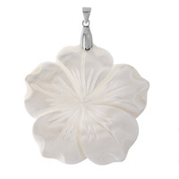 Pendentif en argent et Nacre