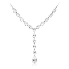 Collier en argent et Topaze blanche