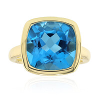 Bague en or et Topaze de Marambaia