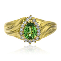 Bague en or et Grenat Tsavorite AAA (CIRARI)