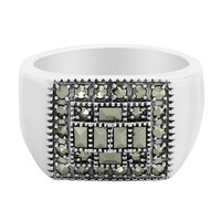 Bague en argent et Marcassite