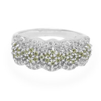 Bague en argent et Péridot