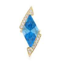 Pendentif en or et Topaze de Marambaia