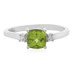 Bague en argent et Péridot