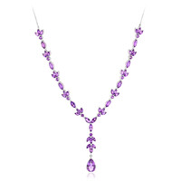 Collier en argent et Améthyste