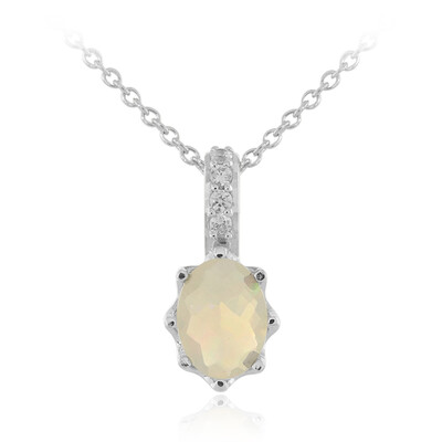 Collier en argent et Opale Welo
