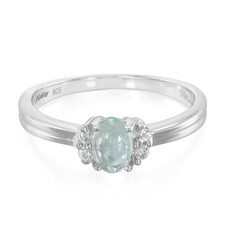 Bague en argent et Tourmaline Paraïba
