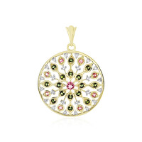 Pendentif en or et Tourmaline rose (Adela Gold)