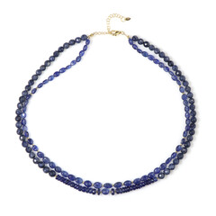 Collier en argent et Saphir bleu de Bemainty (Riya)