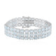 Bracelet en argent et Topaze bleu ciel