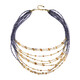 Collier en argent et Iolite (Riya)