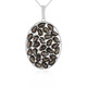Collier en argent et Quartz fumé