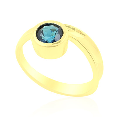 Bague en or et Indicolite du Brésil (de Melo)