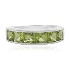 Bague en argent et Péridot