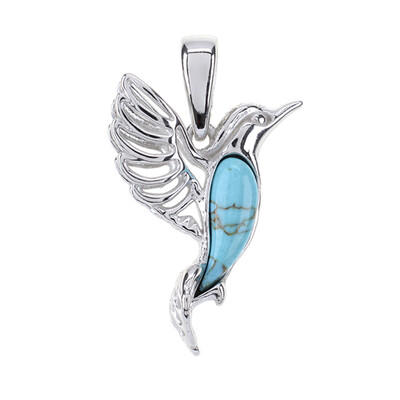 Pendentif en argent et Turquoise (dagen)