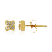 Boucles d'oreilles en argent et Diamant I3 (H)